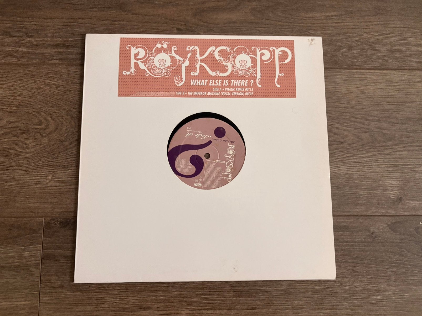 Röyksopp's "What Else Is There?", Ophalen of Verzenden, Gebruikt, Overige formaten