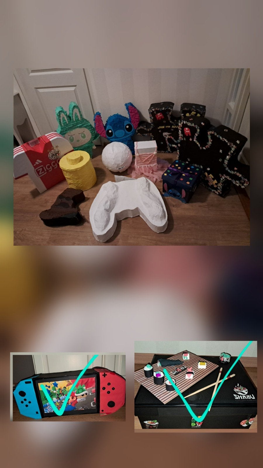Kado verpakking / surprise / piniata nodig ik maak ze, Ophalen of Verzenden, Nieuw, Versiering, Kerst of Sinterklaas