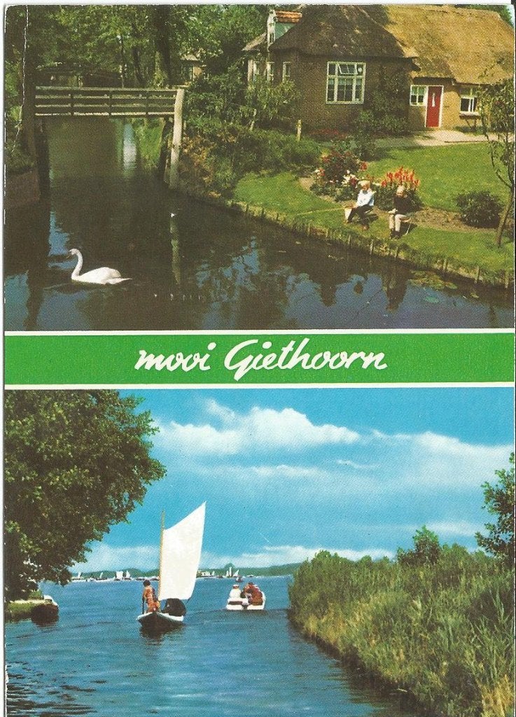 Mooi Giethoorn 1, Ophalen of Verzenden, 1960 tot 1980, Gelopen, Overijssel