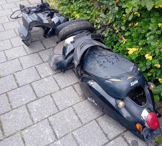 Kappenset onderdelen Sym Mio 50, Ophalen of Verzenden, Gebruikt, Kap, SYM