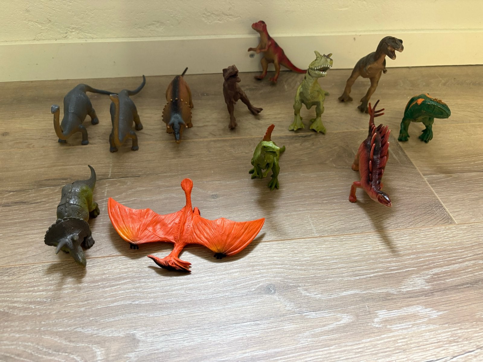 Dinosaurus speelgoedfiguren set - diverse soorten, Ophalen of Verzenden, Gebruikt
