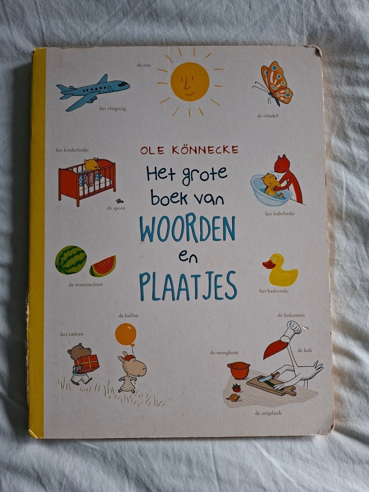 Ole Könnecke - Het grote boek van woorden en plaatjes, Boeken, 3 tot 4 jaar, Ole Könnecke, Ophalen of Verzenden, Zo goed als nieuw
