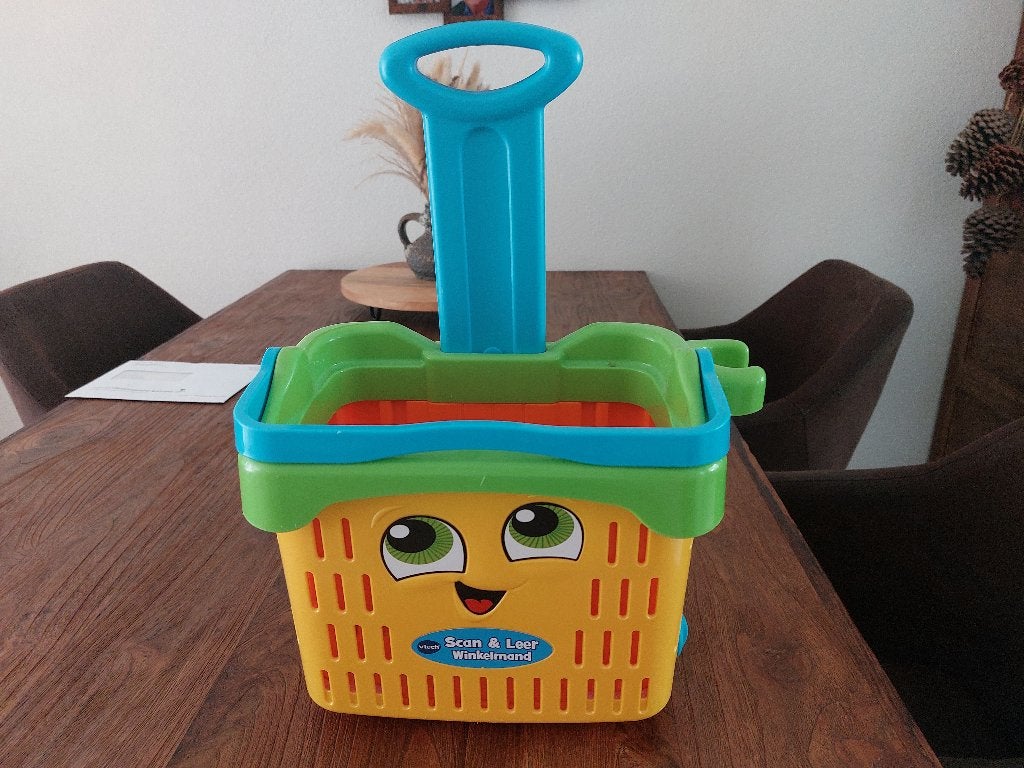Vtech speelgoed scan en learn Winkelmand., Ophalen of Verzenden, Gebruikt, 4 tot 6 jaar
