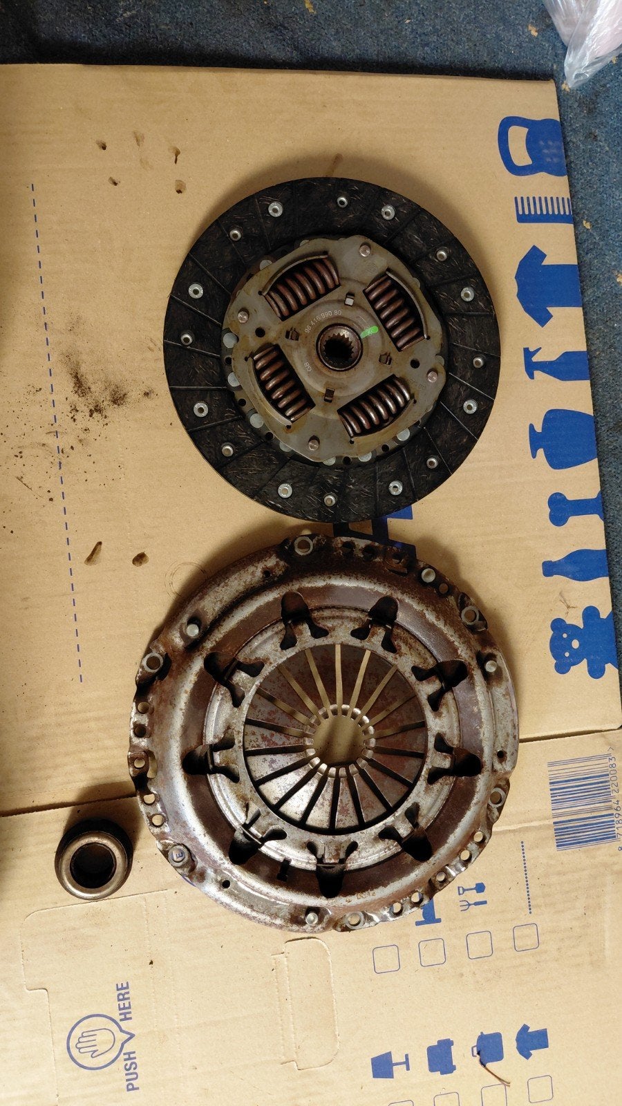 koppelingsset Peugeot 206 2.0 HDI (2002) - Drukgroep, plaat,, Ophalen of Verzenden, Gebruikt, Peugeot
