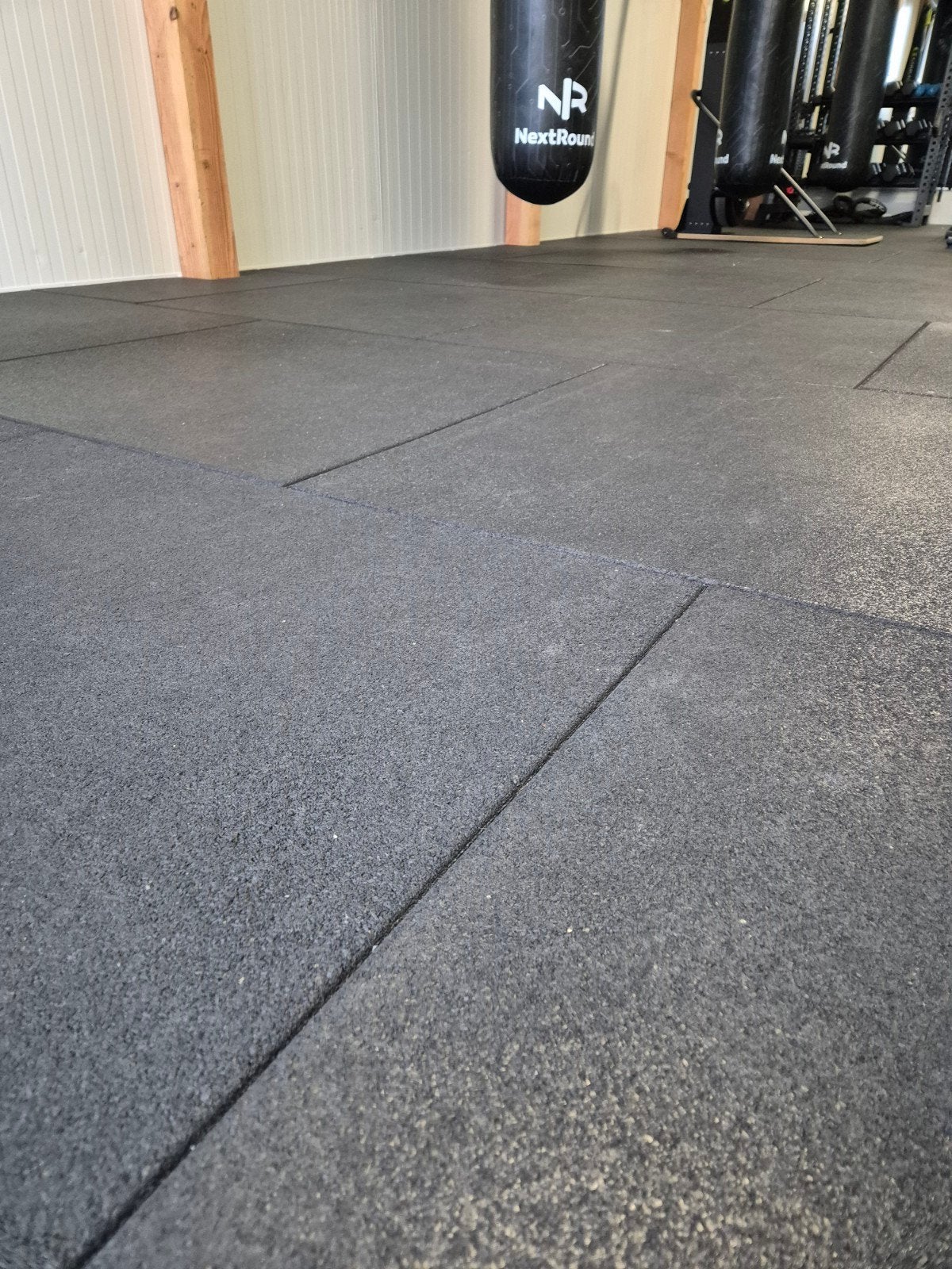 Fitnessvloer tegels - Rubberen vloer voor sportschool, Ophalen, Gebruikt, Overige typen