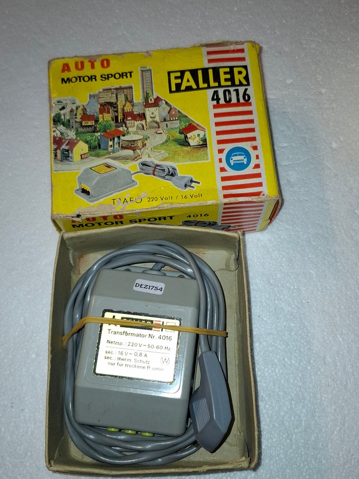 faller ams trafo in ovp 4016, Overige merken, Ophalen of Verzenden, Elektrisch, Racebaan
