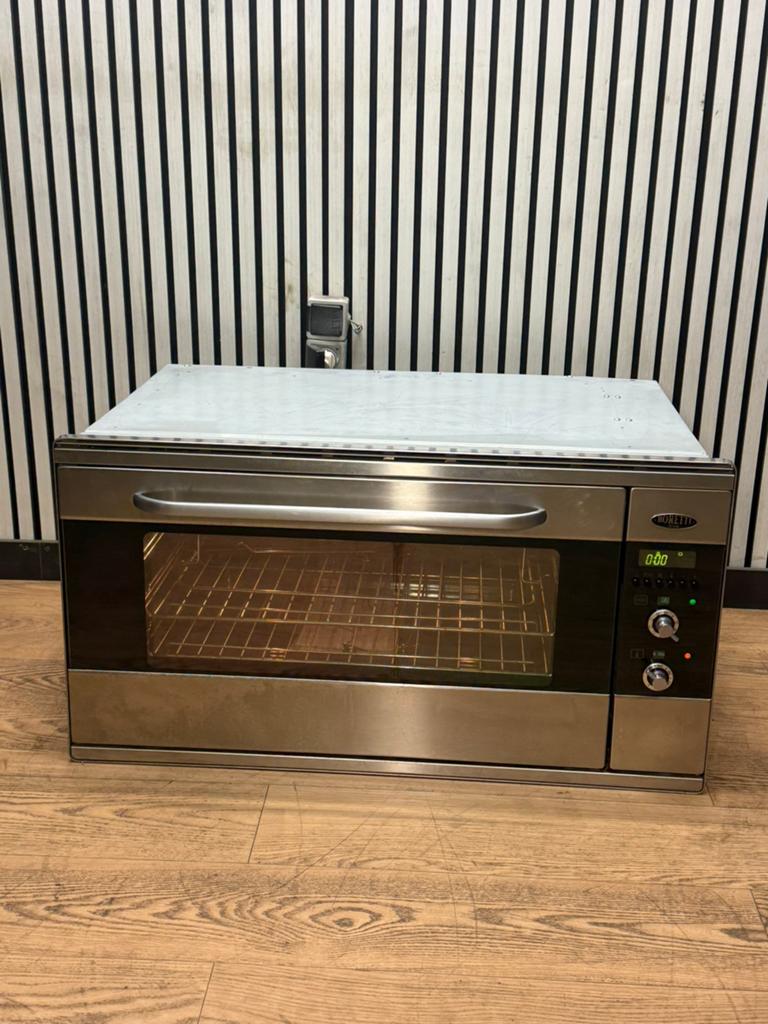 Luxe Boretti inbouwoven RVS multifunctionele oven 90 cm, Witgoed en Apparatuur, Ovens, Hete lucht, De schout 4, Fornello Esperta