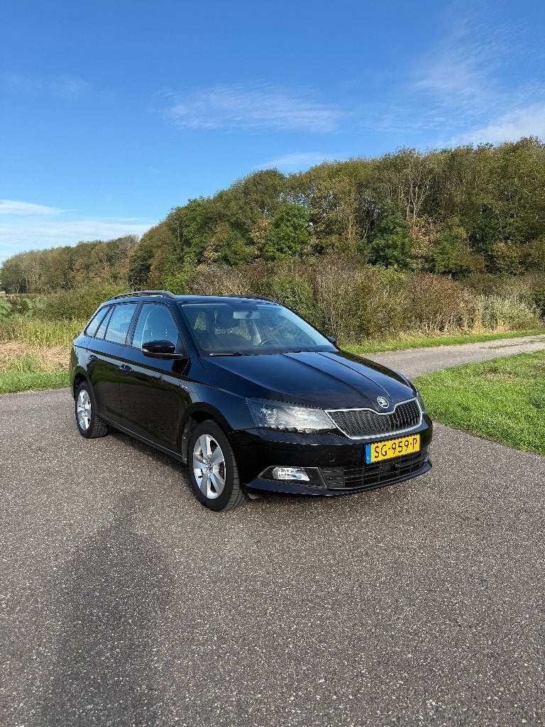 Skoda Fabia 1.0 TSI Greentech 95pk 2018 Zwart, Stof, 40 €/maand, 95 pk, Origineel Nederlands
