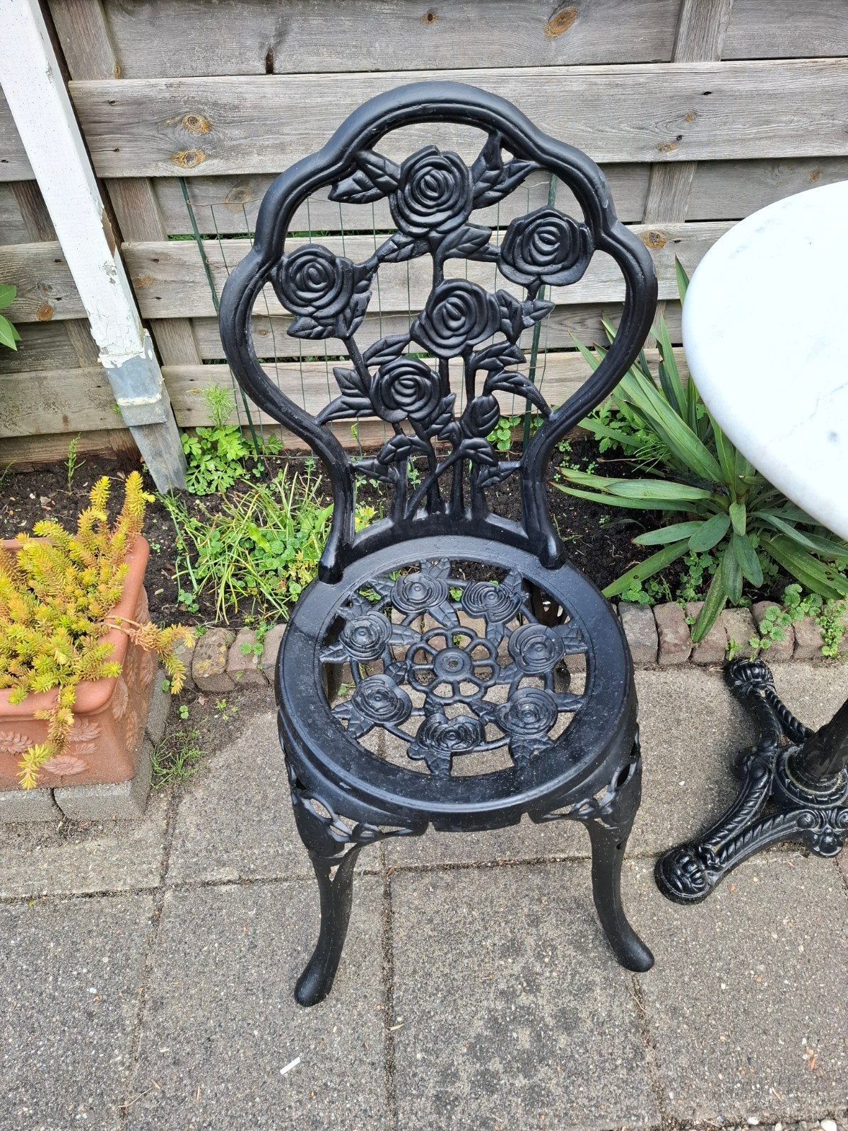 Metalen Bistro stoel, Ophalen, Metaal