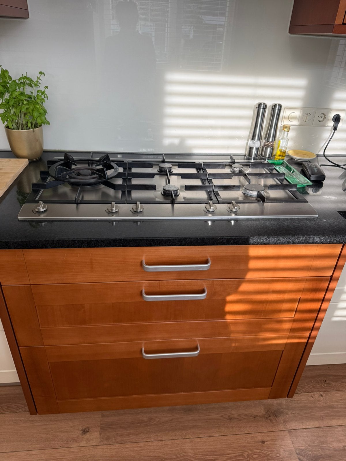 Gasfornuis, Ophalen, Zo goed als nieuw, Enkelwandige keuken