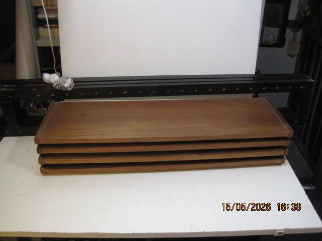 simpla lux wandmeubel onderdelen 4x 123,5/20 4x 80/24 (391), Met plank(en), Gebruikt, 100 tot 150 cm, 150 tot 200 cm