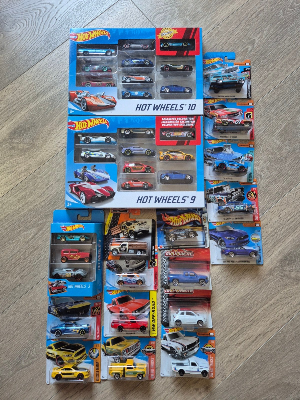 Hot Wheels set Matchbox Majorette, Hobby en Vrije tijd, Modelauto's | Overige schalen, Ophalen of Verzenden, Nieuw, Auto