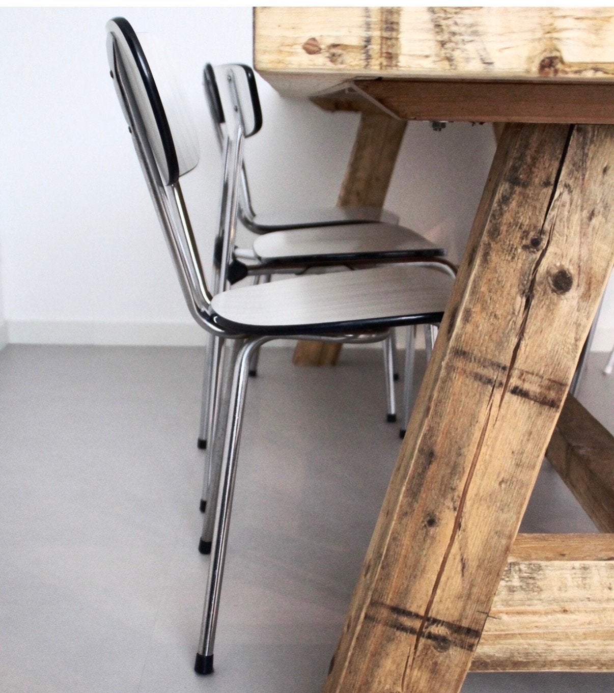 6 Formica stoelen in goede staat, Antiek en Kunst, Antiek | Meubels | Stoelen en Banken, Ophalen