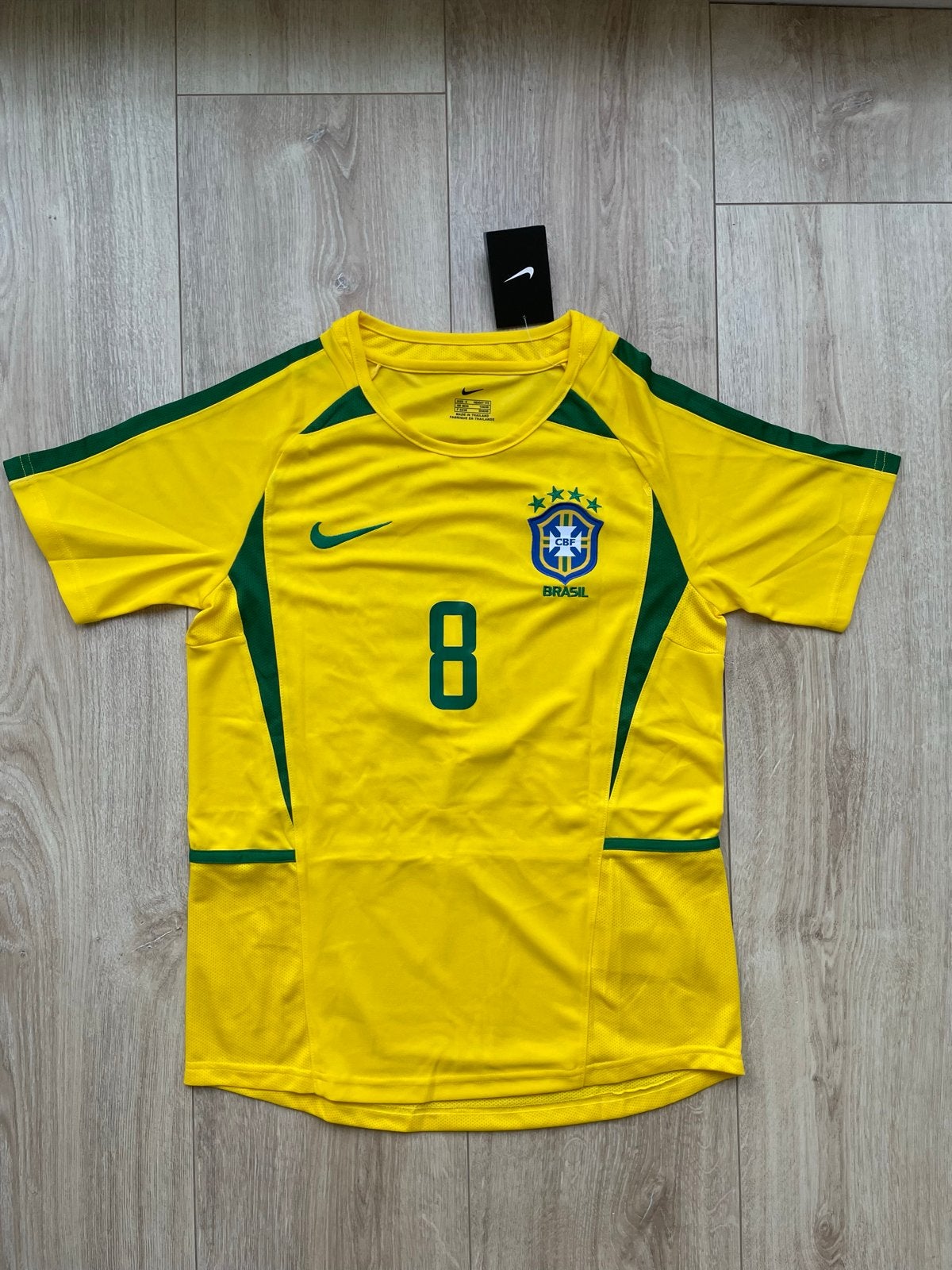 Nike Brazilië Thuisshirt Kaka #8 - Maat S, Sport en Fitness, Voetbal, Maat S, Ophalen of Verzenden, Nieuw, Shirt