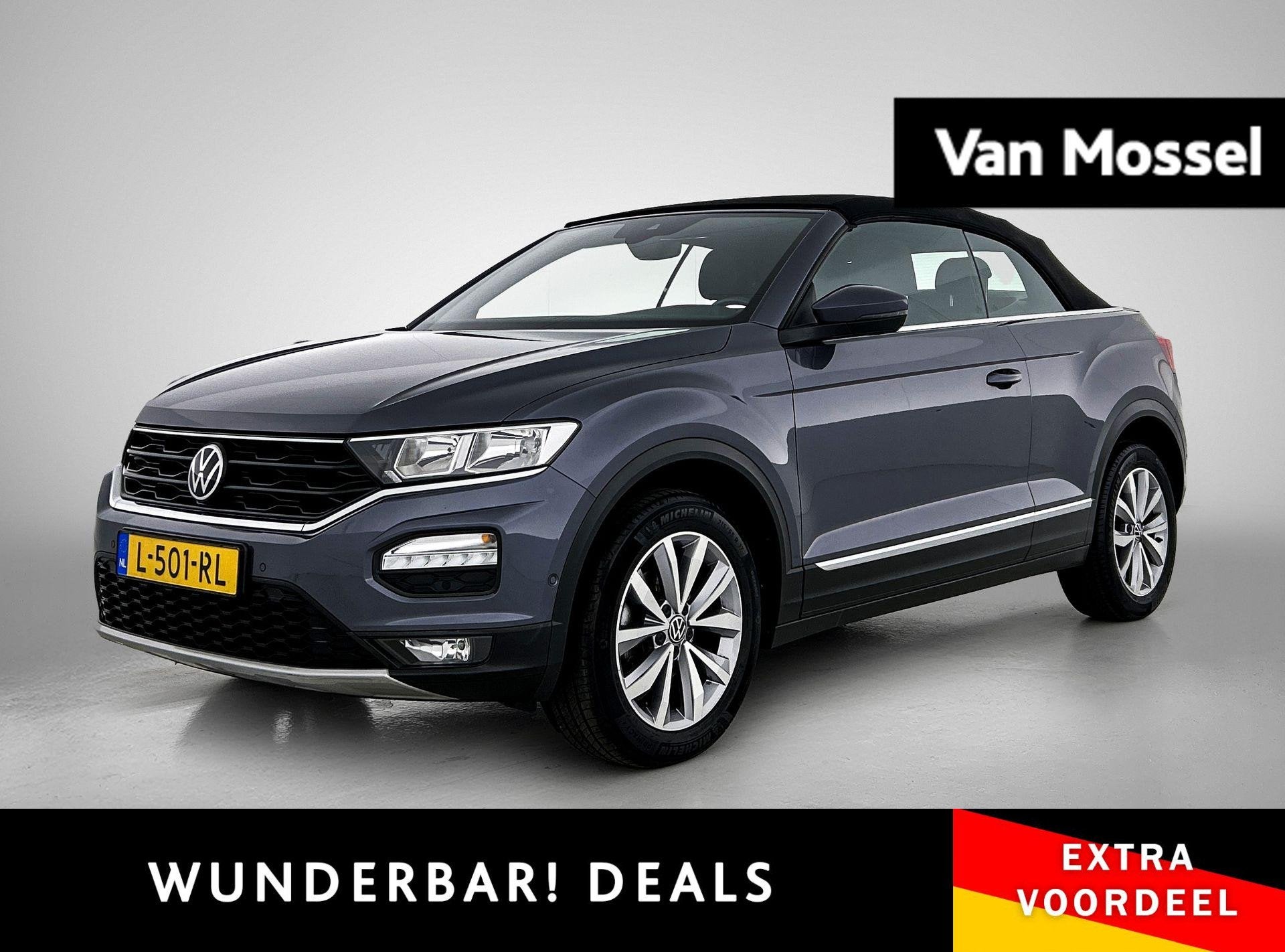 Volkswagen T-Roc Cabrio 1.0 TSI Style | 115 PK | Parkeercame, Auto's, Voorwielaandrijving, 12 maanden, Stof, Gebruikt