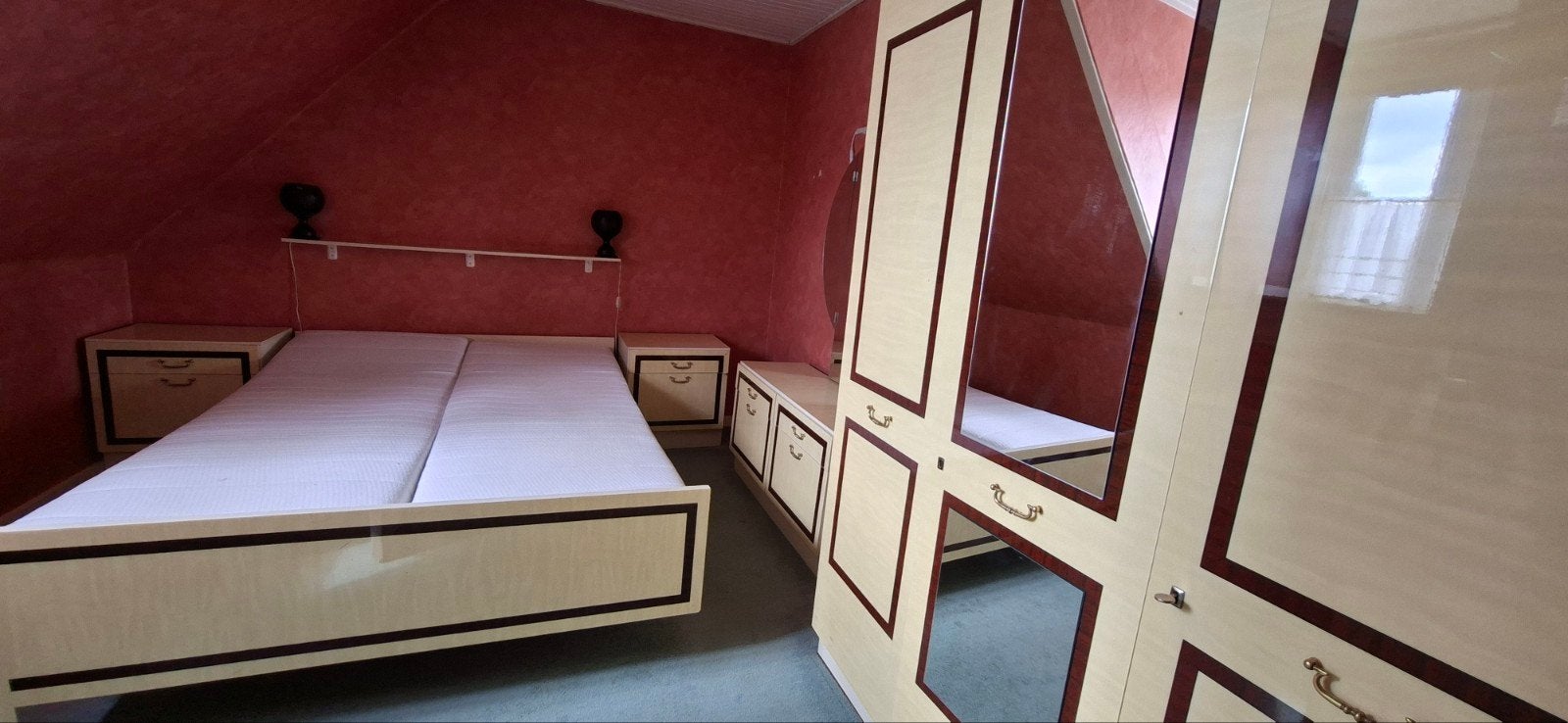 vintage slaapkamermeubelement, Ophalen, Gebruikt, Retro