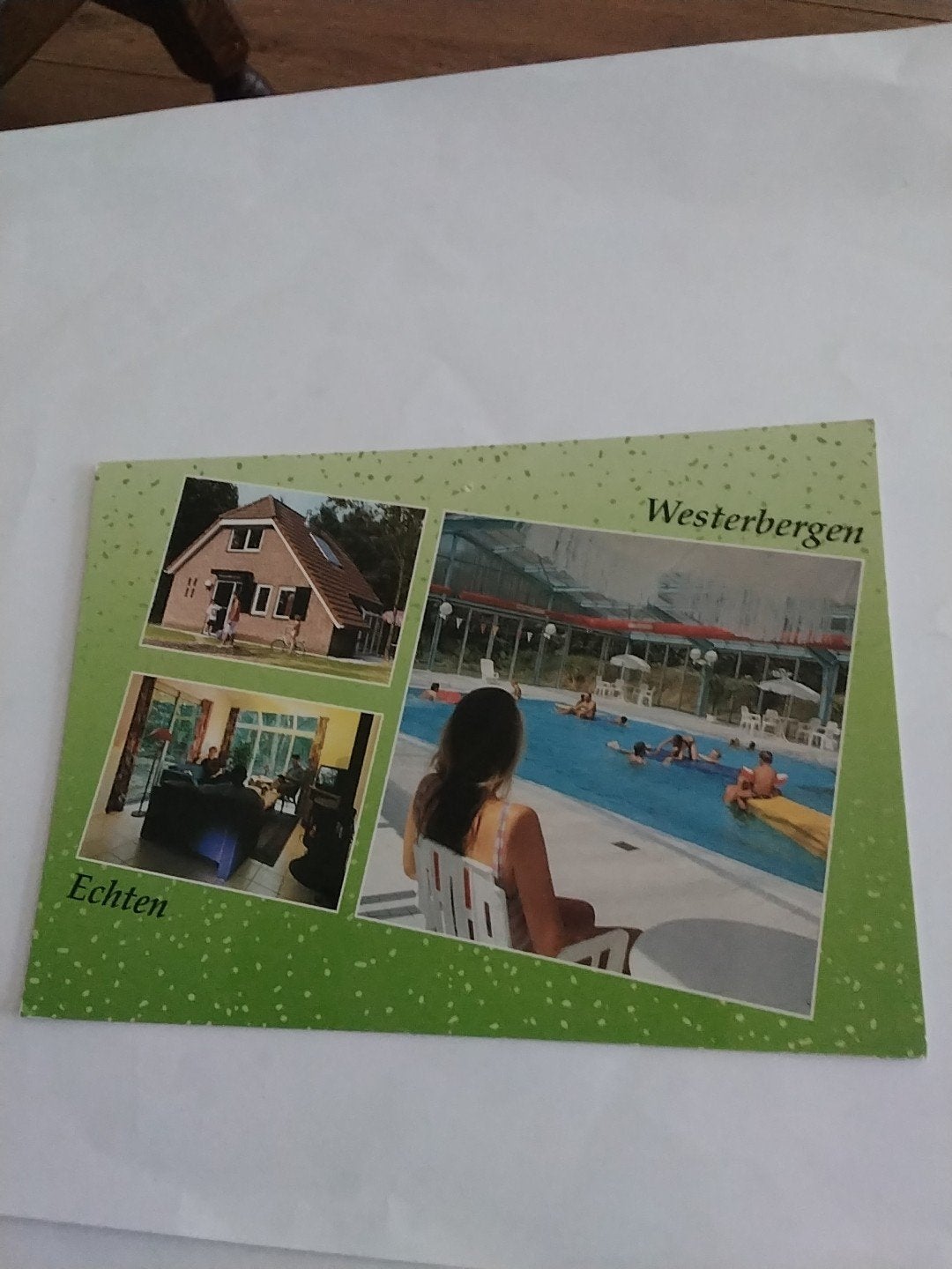 Ansichtkaart Recreatiepark Westerbergen Echten Drenthe, Ophalen of Verzenden, 1980 tot heden, Drenthe