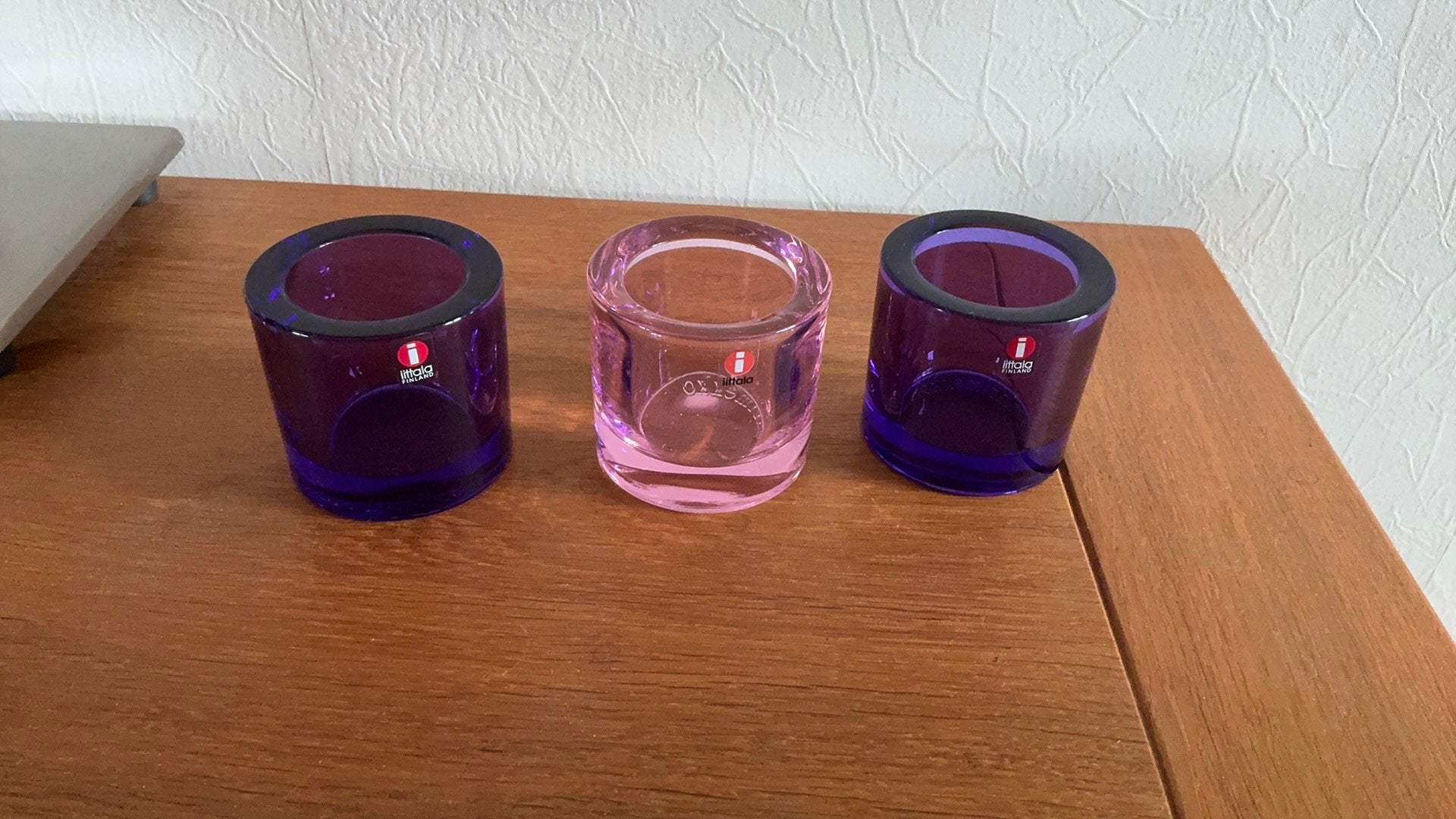 IITTALA Waxinelichthouders, set van drie, Ophalen, Zo goed als nieuw, Iittala