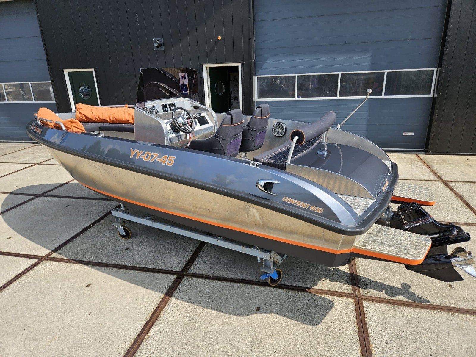 aluminium console boot content 600 diesel en full options!!, Watersport en Boten, Vis- en Consoleboten, Zo goed als nieuw, Overige merken