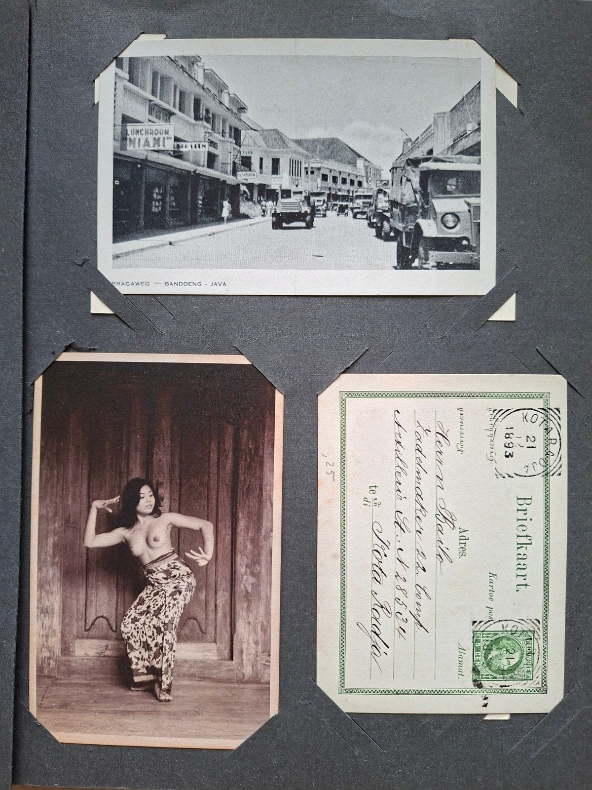43x oude ansichtkaarten/Bali/Java/periode 1900-1950, Ophalen of Verzenden