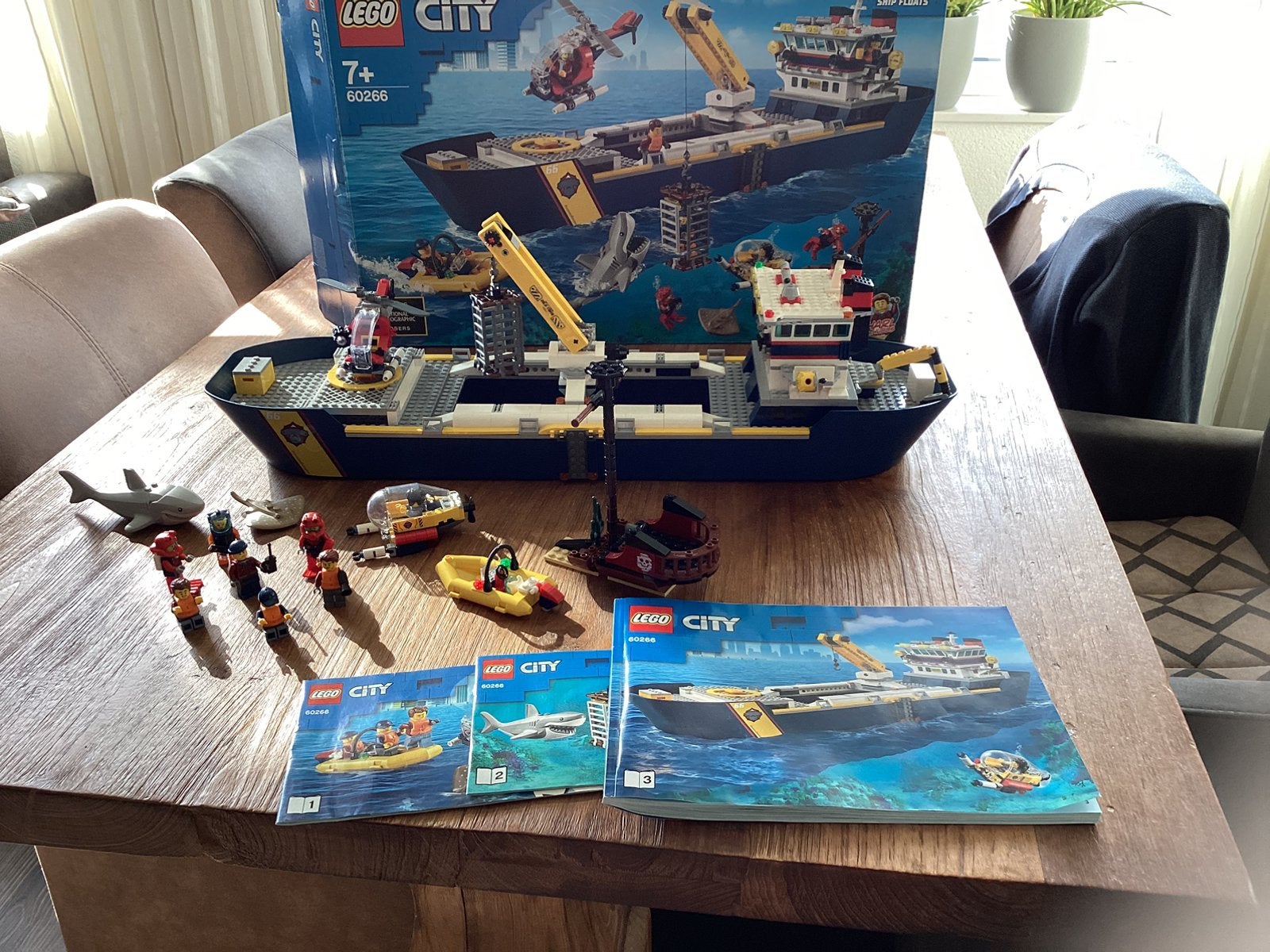 LEGO City Oceaan onderzoeksschip - 60266., City, Lego, Ophalen of Verzenden, Zo goed als nieuw