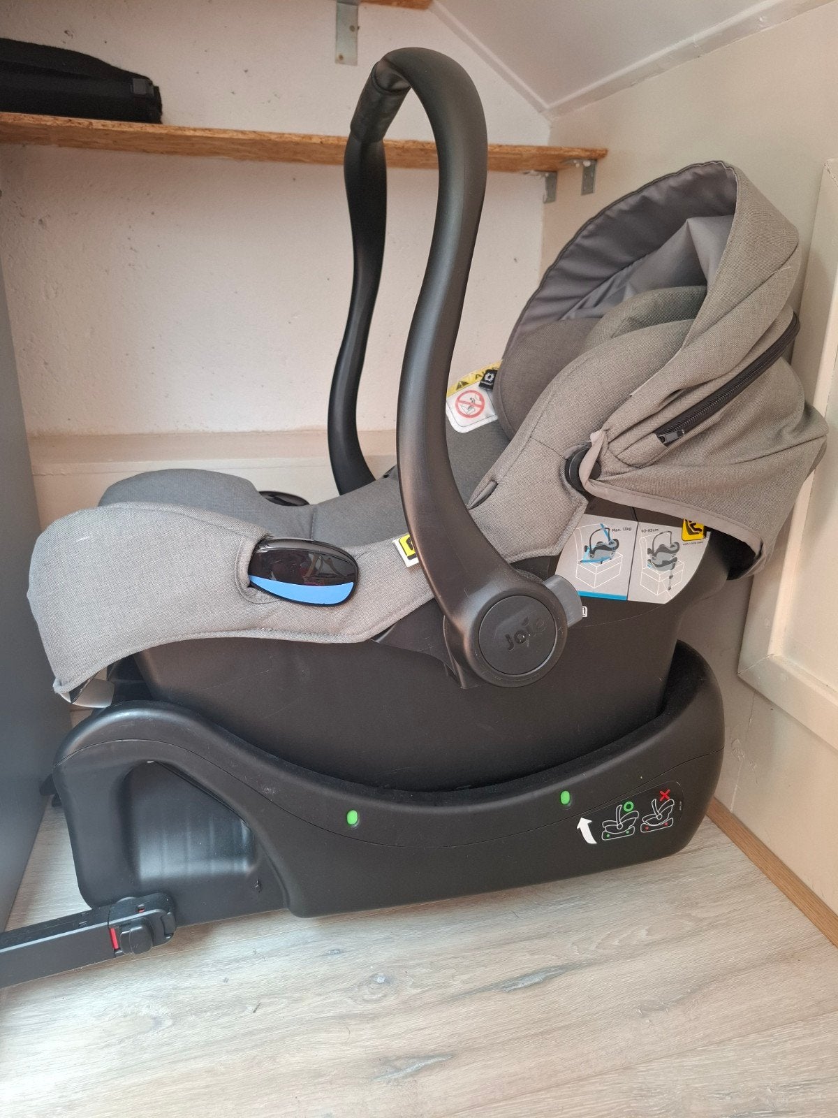 Joie i-gemm baby autostoel met isofix base, Ophalen, 0 t/m 13 kg, Overige merken, Isofix