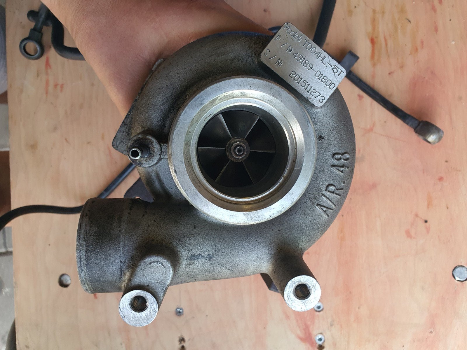 Turbo Td04 upgraded to 18T Saab 93OG 95OG B204 308pk 450Nm, Auto-onderdelen, Motor en Toebehoren, Ophalen of Verzenden, Gebruikt