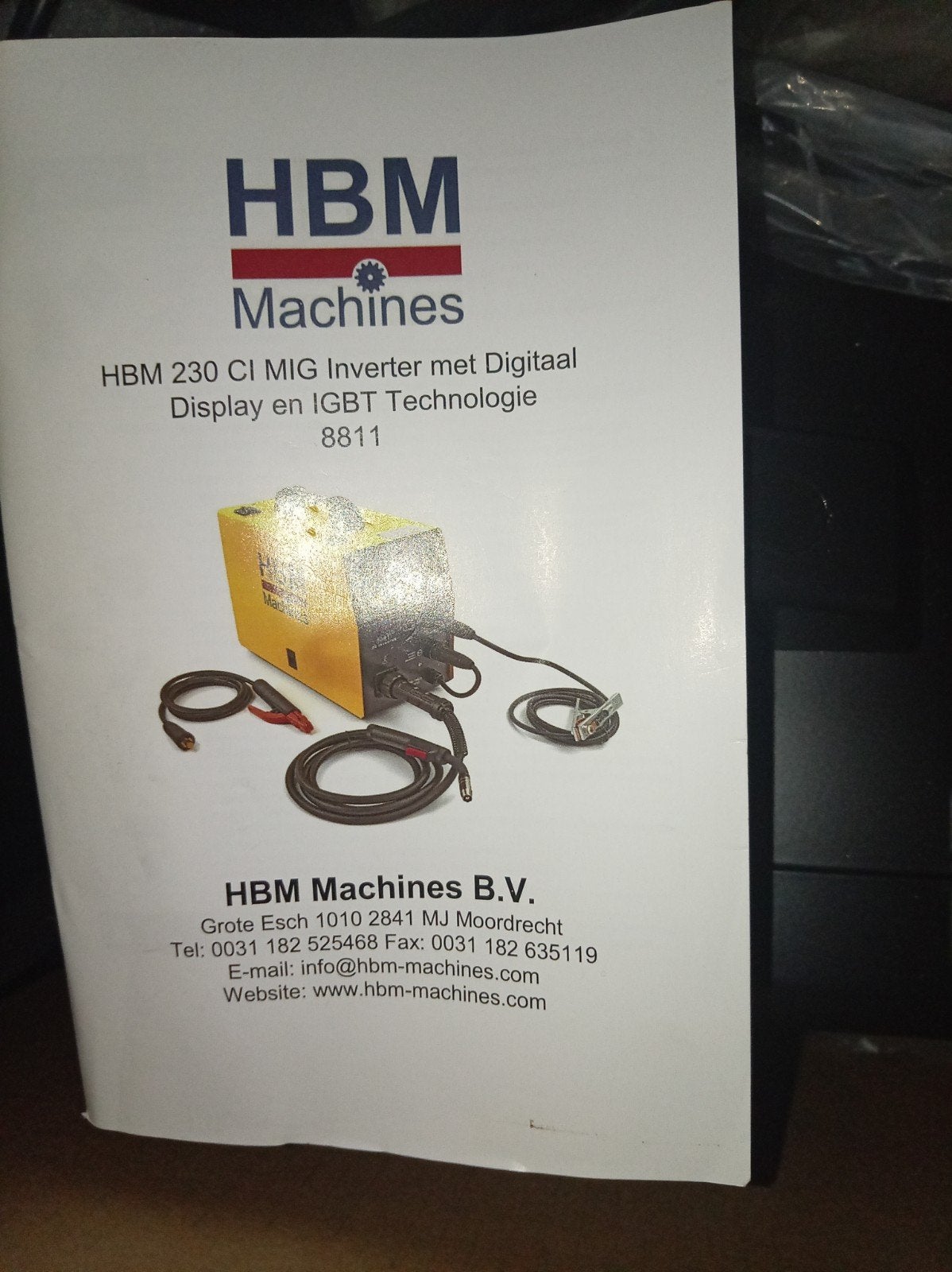HBM 230 CI MIG Inverter Lasapparaat met Digitaal Display, Ophalen of Verzenden, Nieuw, 150 tot 250 ampère, Inverter