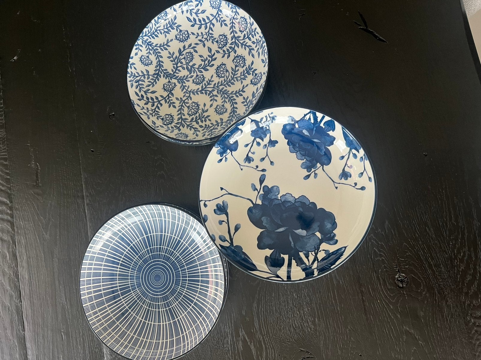 Gusta pastaborden out of the blue, Huis en Inrichting, Keuken | Servies, Ophalen, Keramiek, Zo goed als nieuw, Delftsblauw