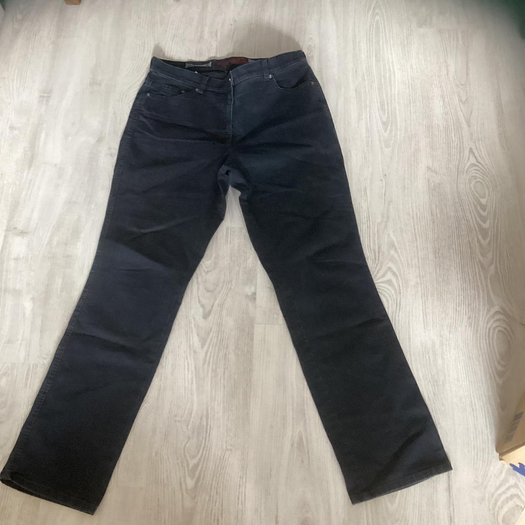 Brax, Raphaela Dynamic jeans, mt 44R, high waist,, Ophalen of Verzenden, Zo goed als nieuw, Blauw, W30 - W32 (confectie 38/40)