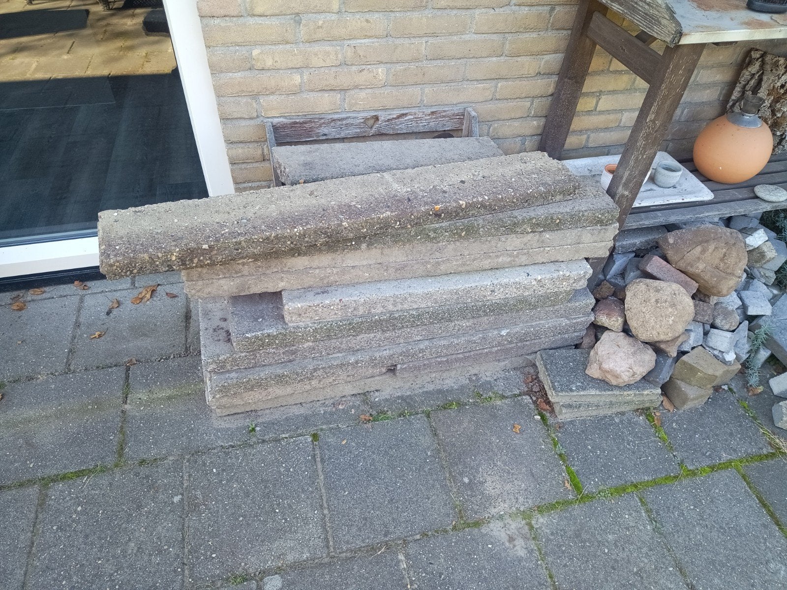 Trottoirbanden 5x14x100, Ophalen