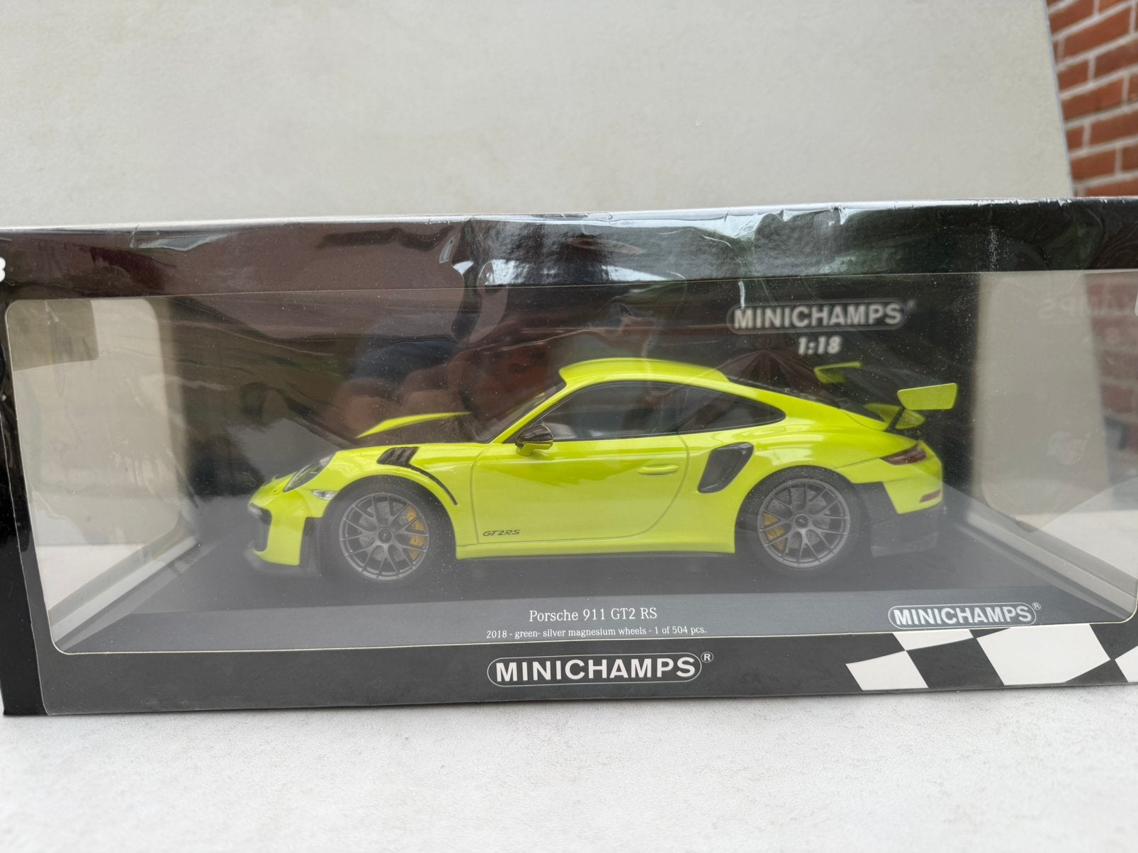 1/18 MINICHAMPS PORSCHE 911 GTS RS LIMITED ED, Hobby en Vrije tijd, Modelauto's | 1:18, Ophalen of Verzenden, Nieuw, Auto, MiniChamps