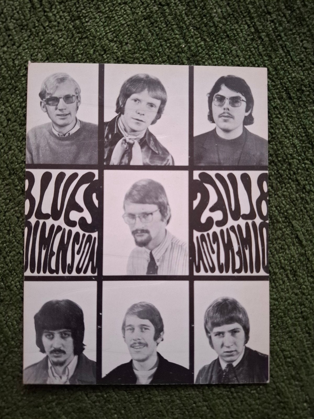 Fotokaart Blues Dimension Zwolle 1968 zeldzaam, Ophalen of Verzenden, Zo goed als nieuw, Foto of Kaart