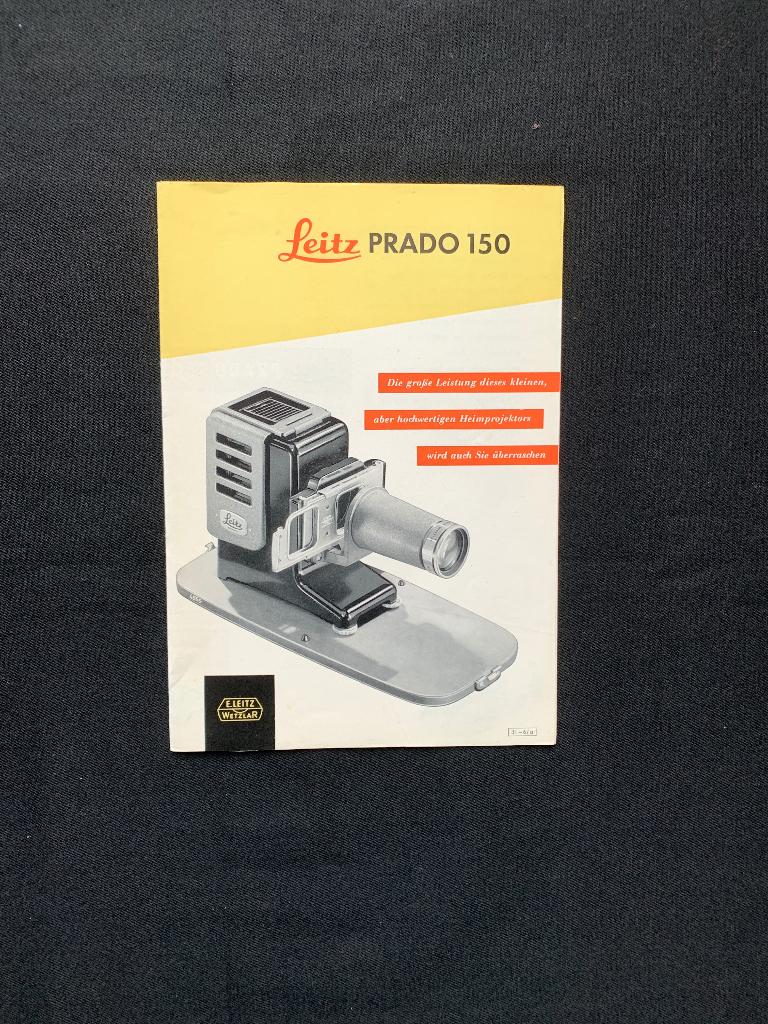 Folder Leitz Prado 150, Ophalen of Verzenden, Gelezen, Folder