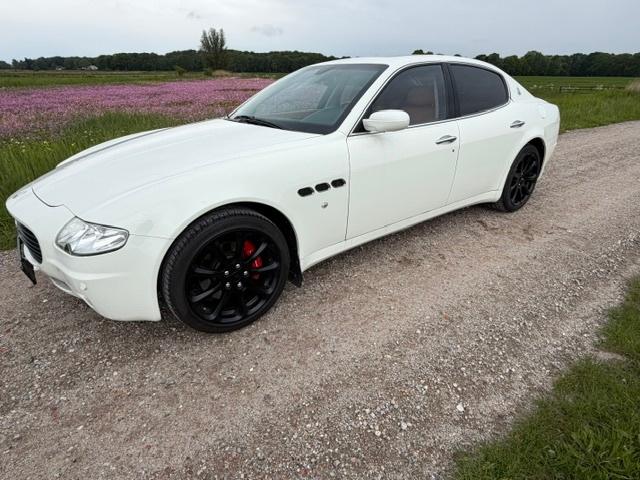 Maserati Quattroporte V8 2007 Volledig onderhouden Topstaat, Automaat, 405 pk, Wit, Leder