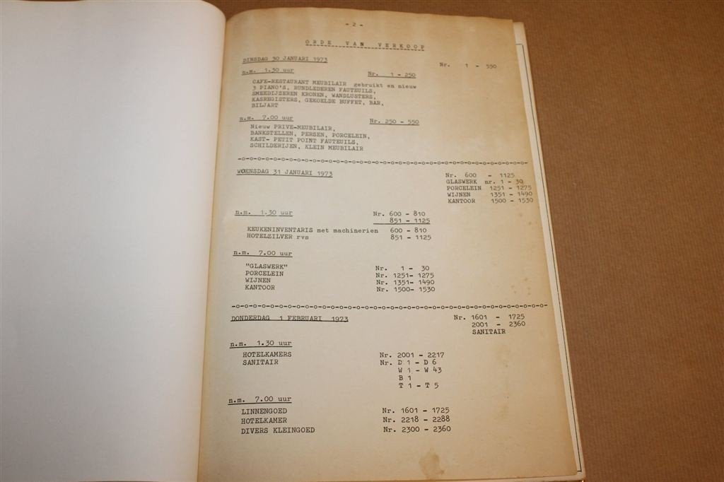 De Klanderij Leeuwarden — Zeldzame Veilingcatalogus 1973, Ophalen of Verzenden, Gelezen