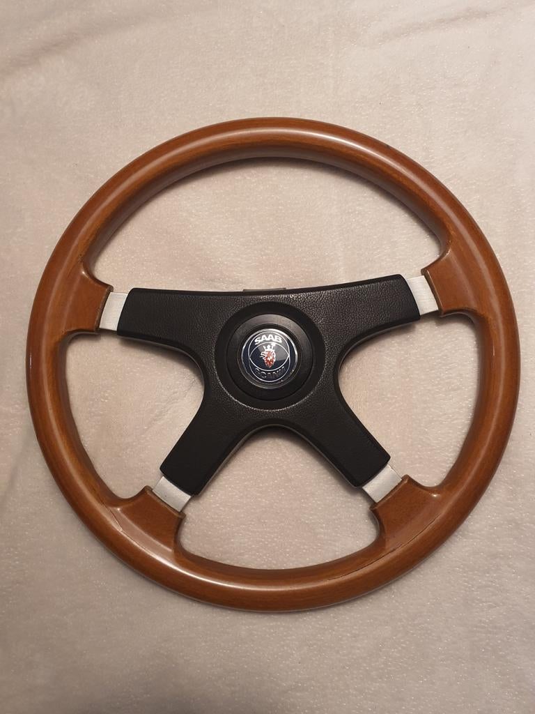 Houten stuurwiel Saab 900 Silver Arrow 85 Homologated 9-3og, Ophalen of Verzenden, Gebruikt, Saab