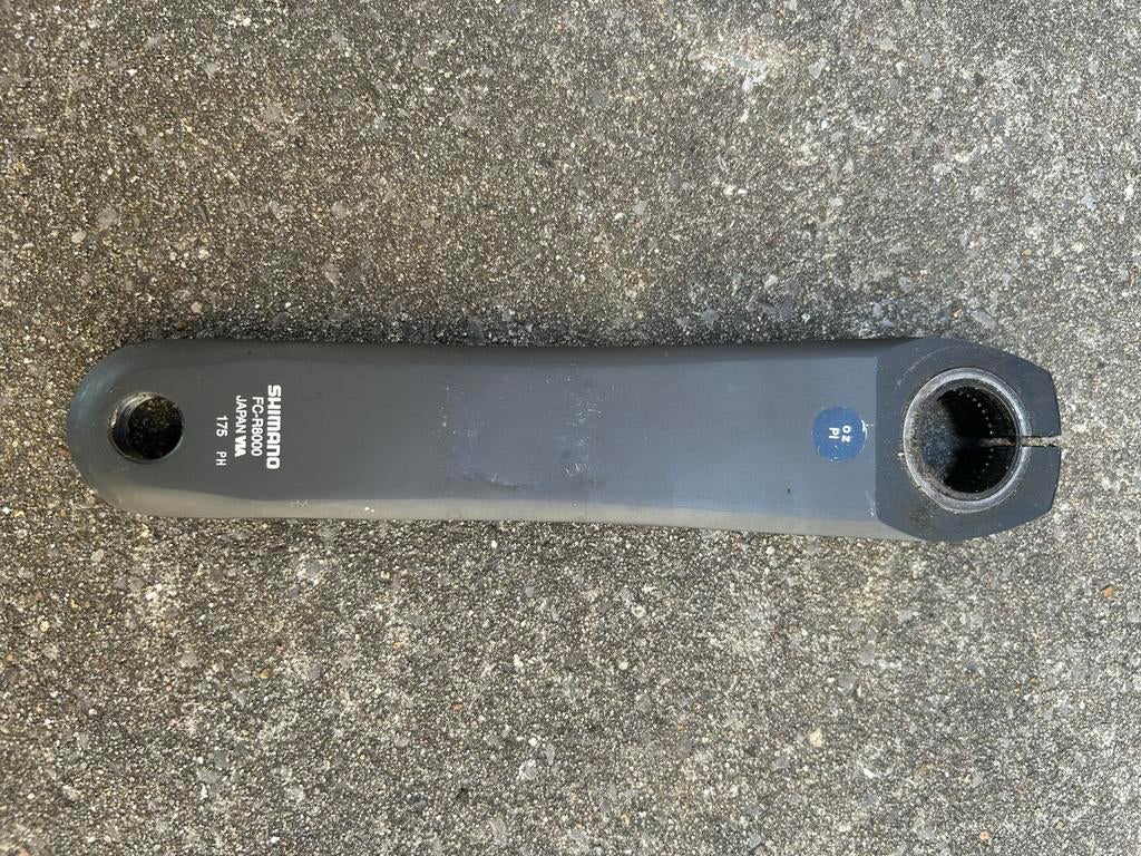 Shimano Ultegra 8000 175mm Linker crank, Crankstel of Pedalen, Ophalen of Verzenden, Zo goed als nieuw, Aluminium