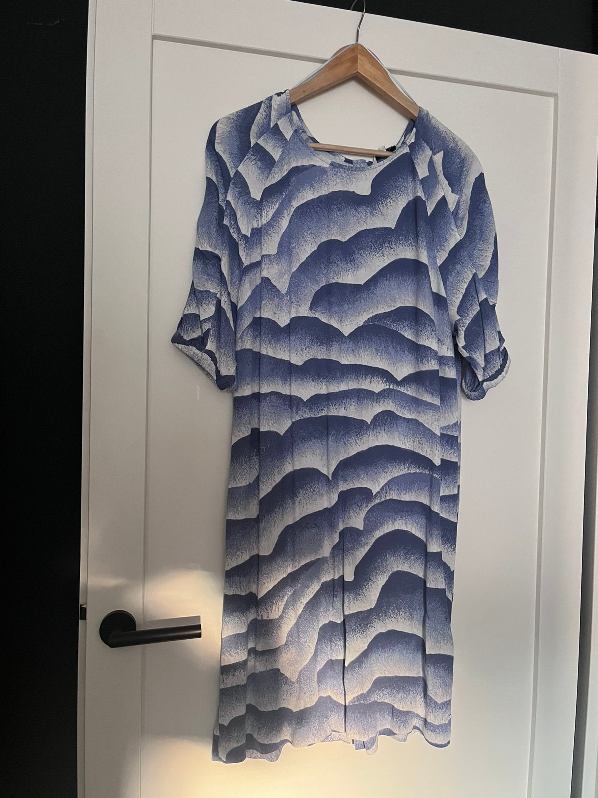 Hippe luchtige jurk van Sandwich maat 40, Kleding | Dames, Blauw, Zo goed als nieuw, Onder de knie, Ophalen