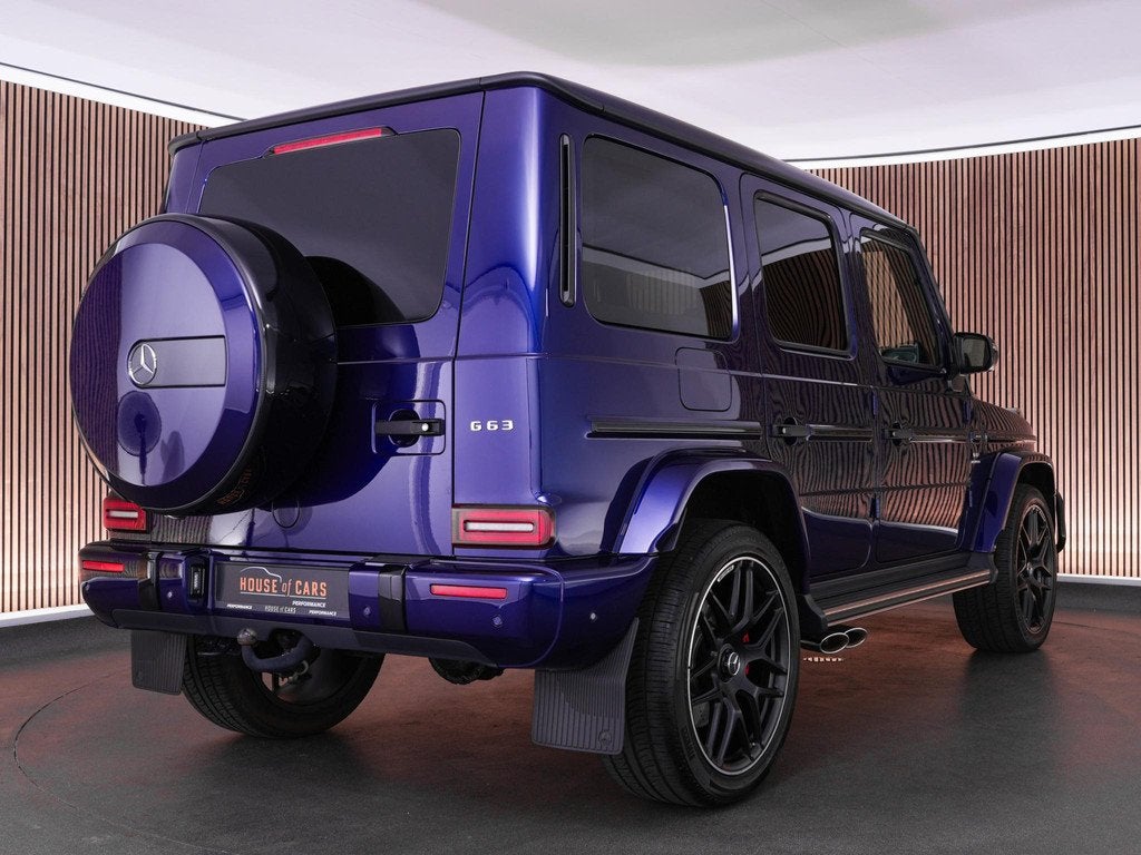 Mercedes-Benz G-klasse AMG 63 |ex. BPM/BTW|Burmester|schuif/, Auto's, Mercedes-Benz, Automaat, Gebruikt, G-Klasse, Blauw