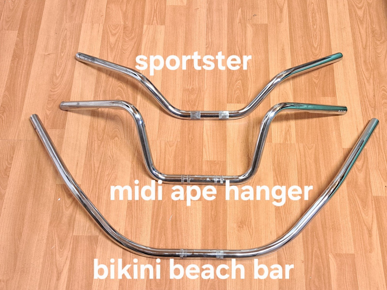 3 Harley sturen 1 inch, dimpels, Motoren, Ophalen of Verzenden