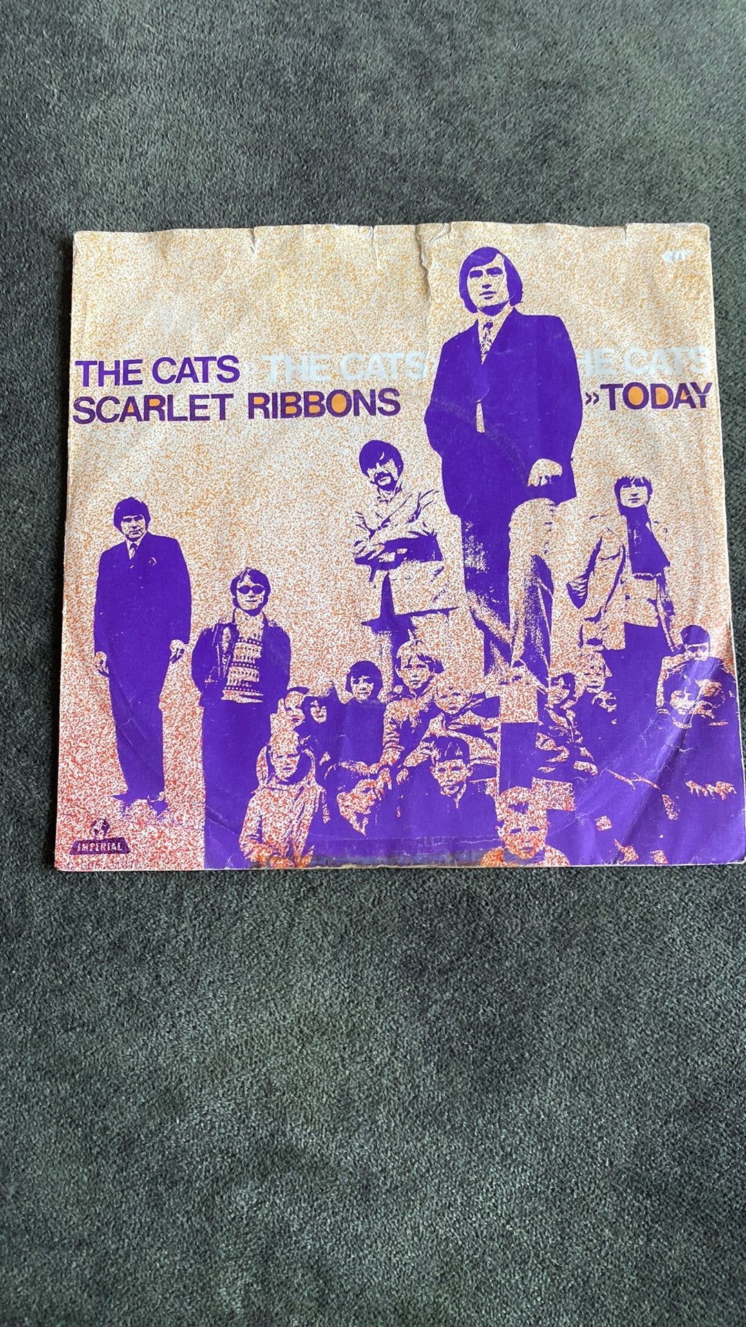 Vinyl single the Cats - Scarlet ribbons, Ophalen of Verzenden, Zo goed als nieuw, Pop