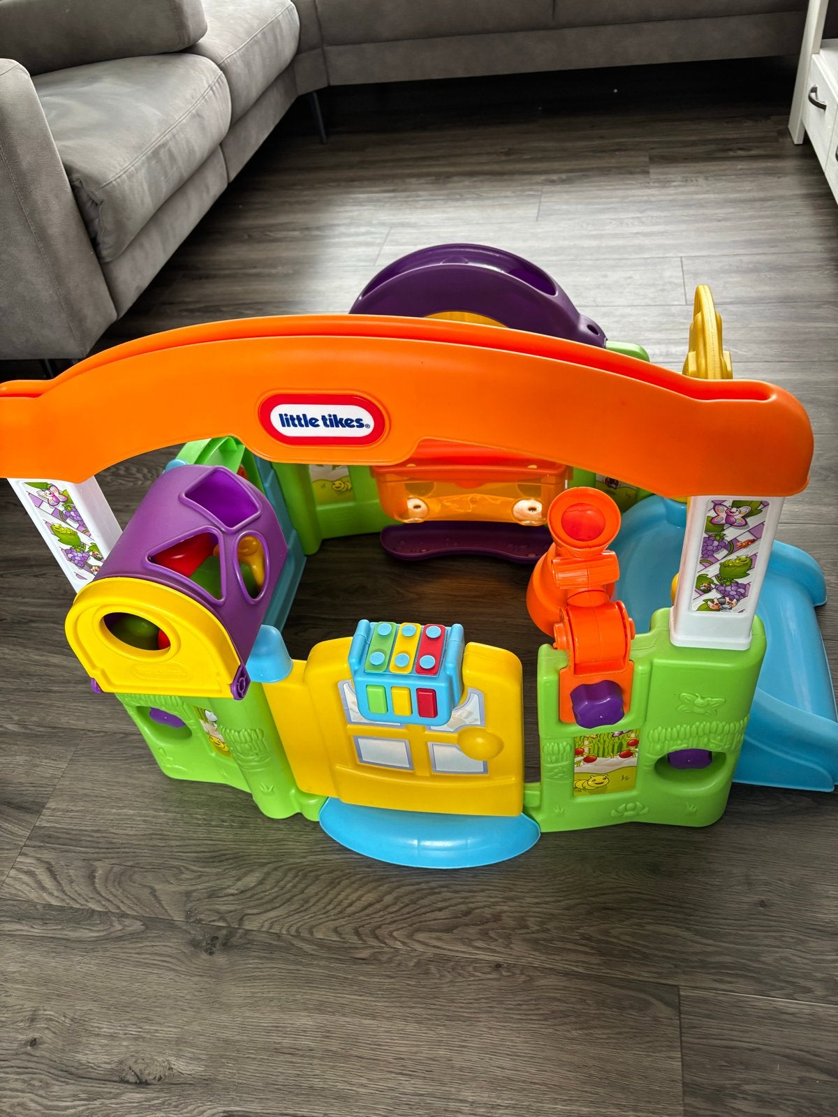 Little Tikes Activity Gym met geluid en accessoires, Ophalen, Gebruikt, Babygym, Met geluid