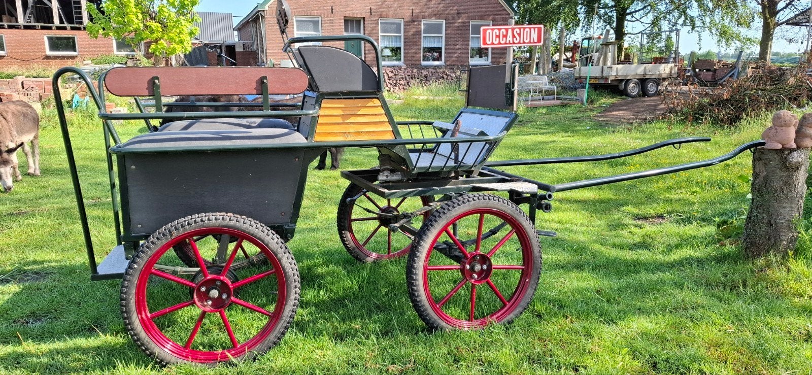Marathonwagen, Dieren en Toebehoren, Rijtuigen en Koetsen, Gebruikt, Paard of Pony