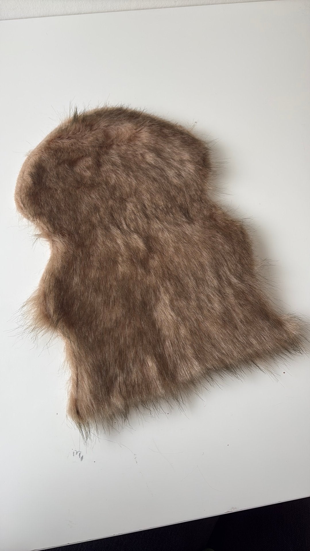 Nep bonte vachtje, Huis en Inrichting, Minder dan 50 cm, Bruin, Minder dan 50 cm, Ophalen of Verzenden