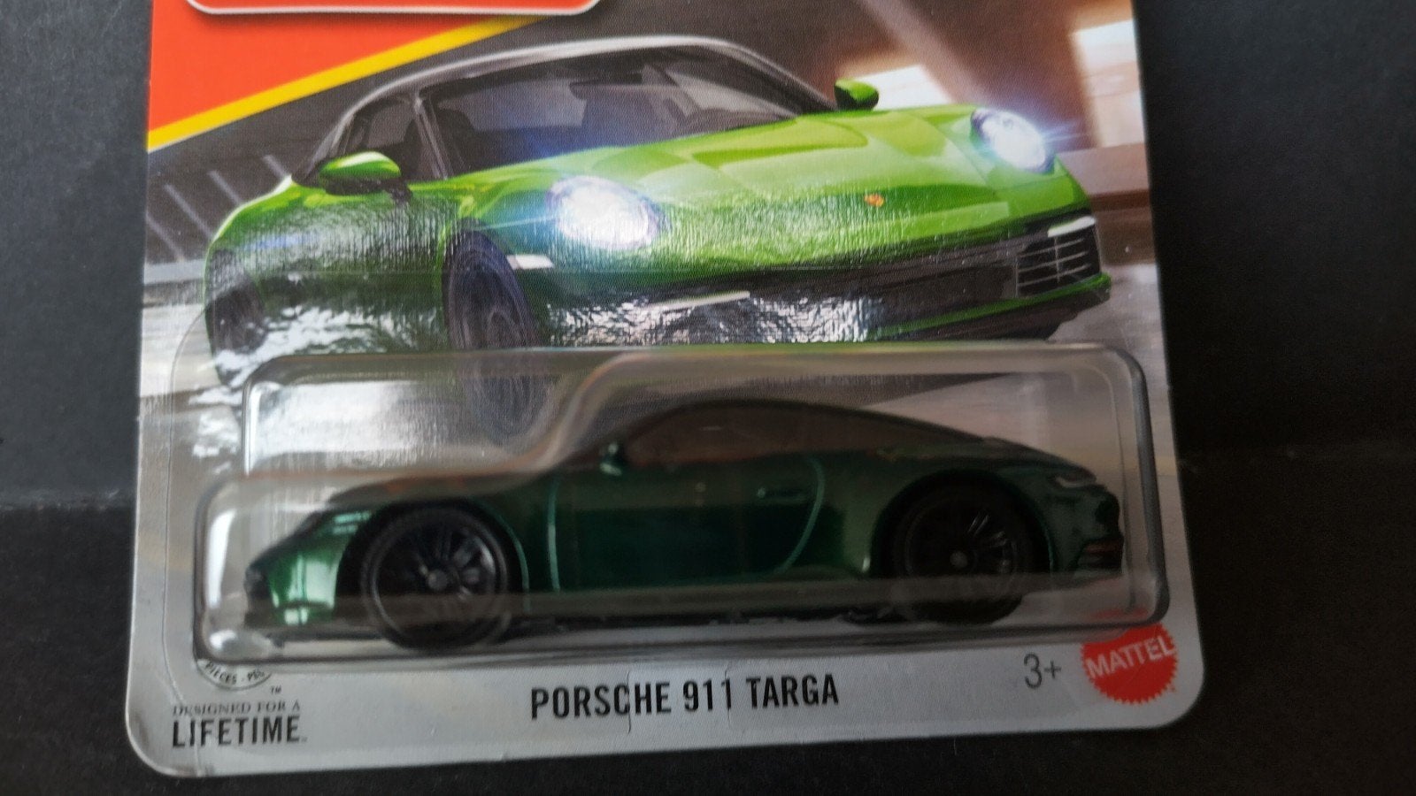 Porsche 911 Targa 4 Green 1:64 3inch Matchbox Pol, Auto, Verzenden, ., Nieuw