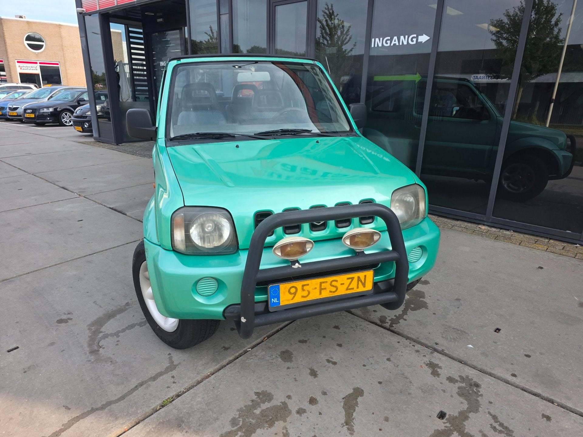 Suzuki Jimny 1.3 JLX Cabrio - 4x4 - NIEUWE APK, Auto's, Euro 2, Stof, Zwart, 4 cilinders