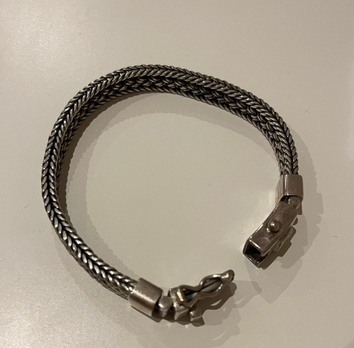 Best to Buddha zilverkleurige armband, ca 20,7 cm, Sieraden, Tassen en Uiterlijk, Armbanden, Ophalen of Verzenden, Zo goed als nieuw