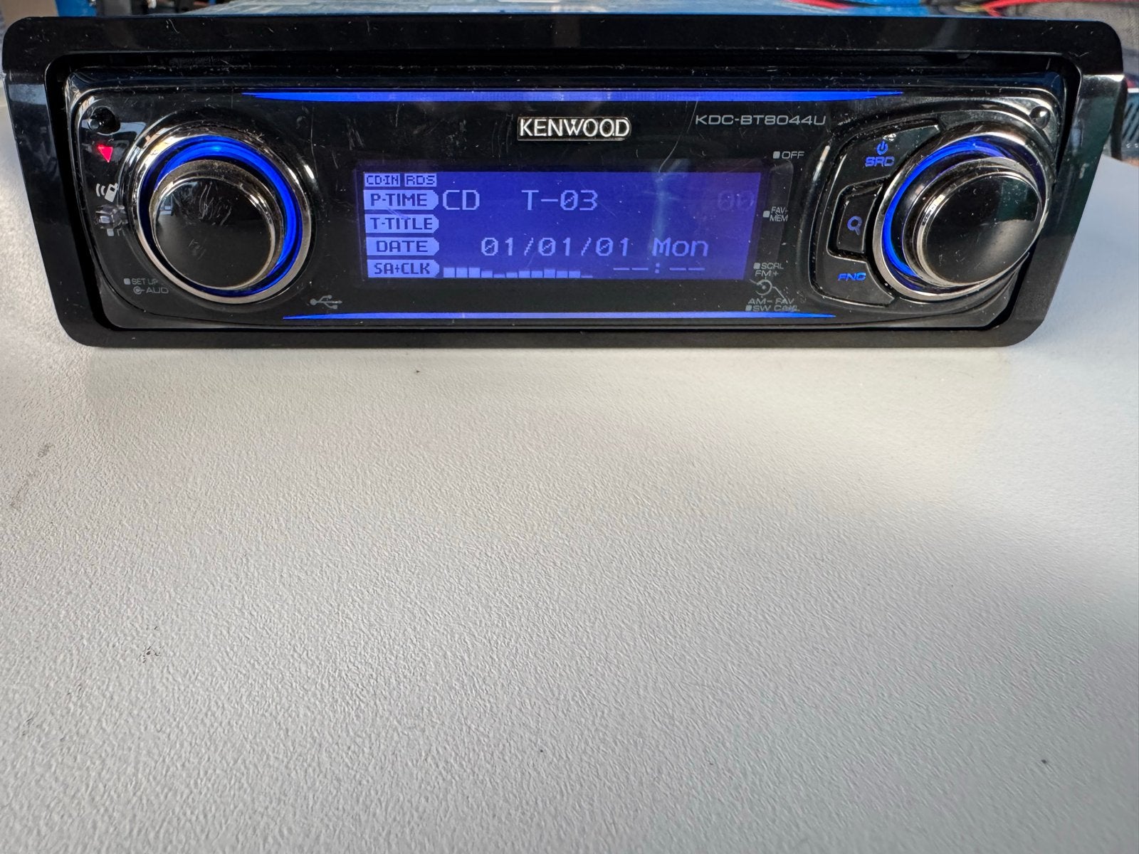 Kenwood KDC-BT8044U Autoradio Cd USB, Ophalen of Verzenden, Gebruikt