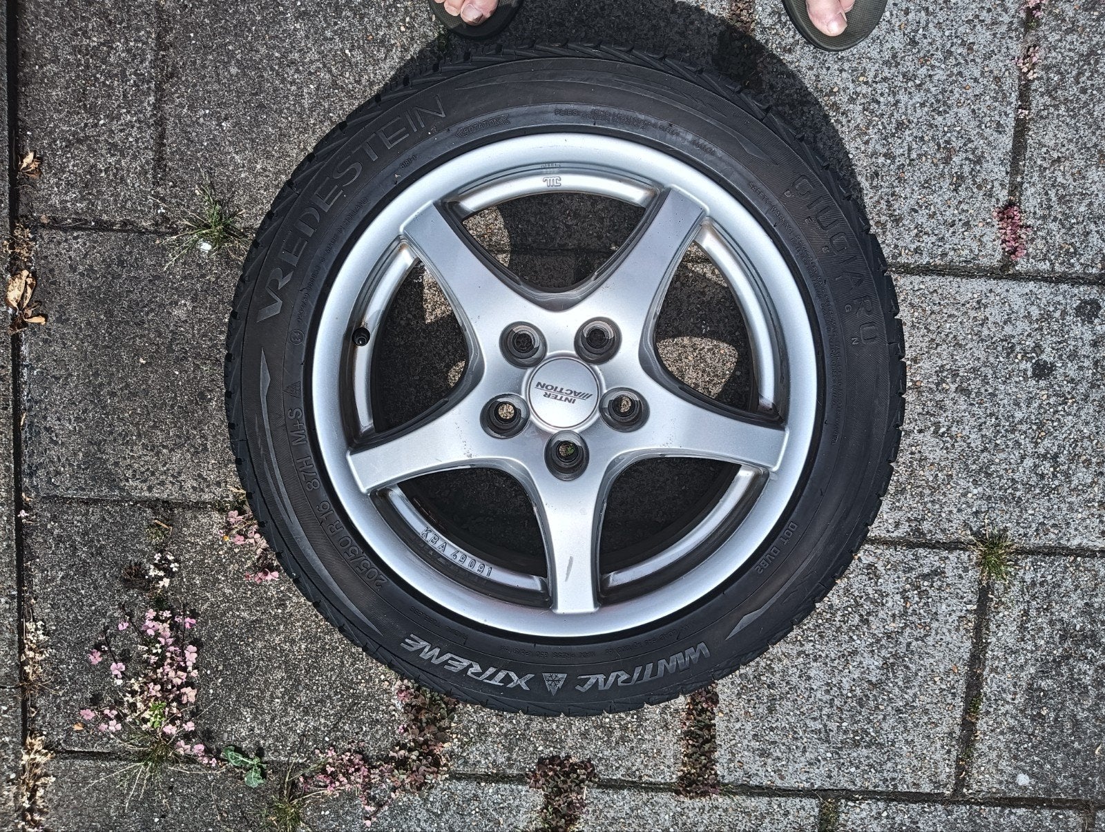 Velgen en banden, Ophalen, Gebruikt, 16 inch, Banden en Velgen